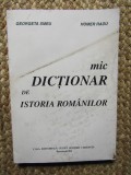 Mic dictionar de istoria romanilor- Georgeta Smeu, Homer Radu