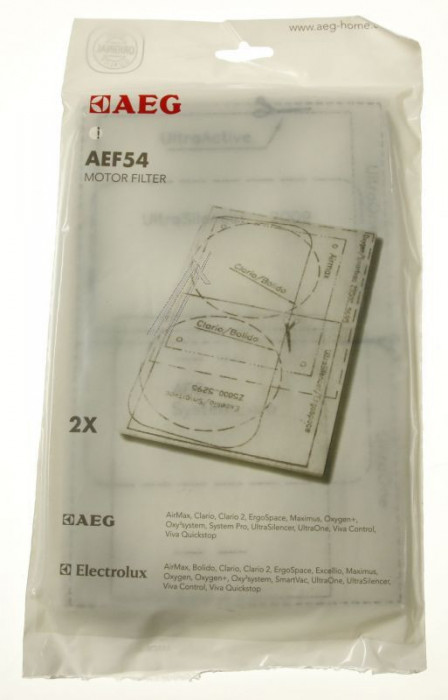 AEF54 MOTOR FILTERS 9001669333 ELECTROLUX / AEG
