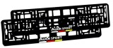 Cumpara ieftin Set 2 suporti numar inmatriculare personalizat- Audi Sport