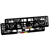 Set 2 suporti numar inmatriculare personalizat- Audi Sport