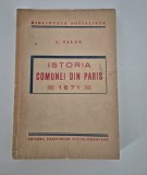 Carte veche C Tales Istoria Comunei din Paris 1871