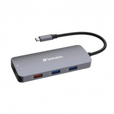 Hub USB Verbatim Type-C, Multiport, USB 3.2 Gen 1