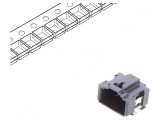 Conector cablu-placă Minitek MicroSpace 6 pini soclu tată