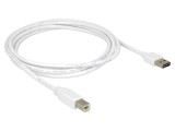 Cablu USB 2.0 USB A bilateral, USB B, 2m