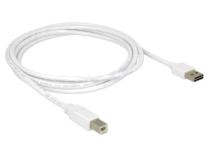 Cablu USB 2.0 USB A bilateral, USB B, 2m