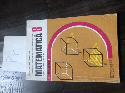 Manual Matematica cl VIII a Pb+ foto