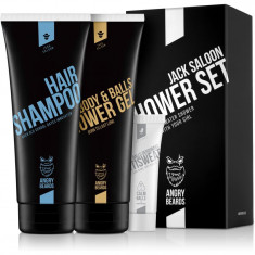 Angry Beards Jack Saloon Shower Set set (pentru barbati)