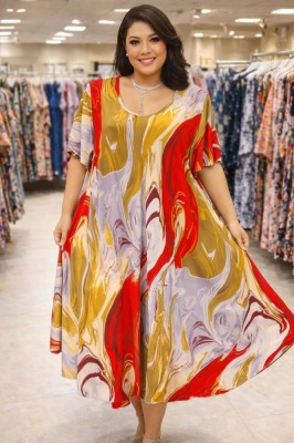 Rochie Maxi din Vascoza cod 0054Marimea foto