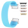 Curea textila elastica, compatibila Apple Watch 10, 42mm, Uranian Blue
