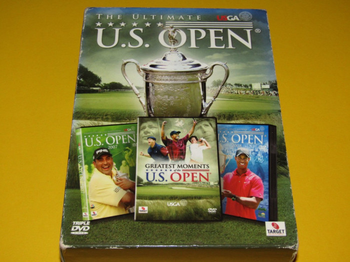 Lot 3 DVD-uri Tenis de camp - U.S. OPEN (2007,2008 si mari momente)