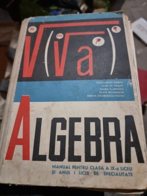 ALGEBRA - CONSTANTIN PARVU foto