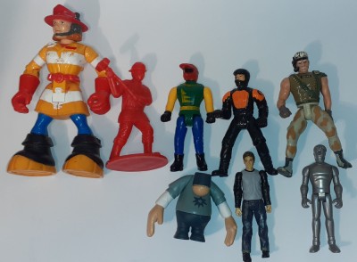 Pompieri motociclisti soldat figurine Ben Ten Shia LaBeuf Strange Hill Tyson T1 foto