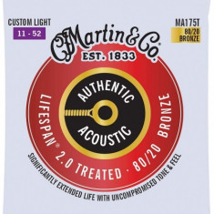 Corzi acustica Martin MA175T Authentic Acoustic Treated Custom Light 80/20