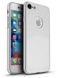 Cumpara ieftin Husa GloMax FullBody Silver pentru Apple iPhone 8 Plus cu folie de sticla inclusa