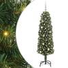 VidaXL Brad de Crăciun artificial Verde 150 cm PVC și oțel și plastic 3394932