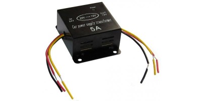 Convertor DC-DC 24V - 12V, 5A foto