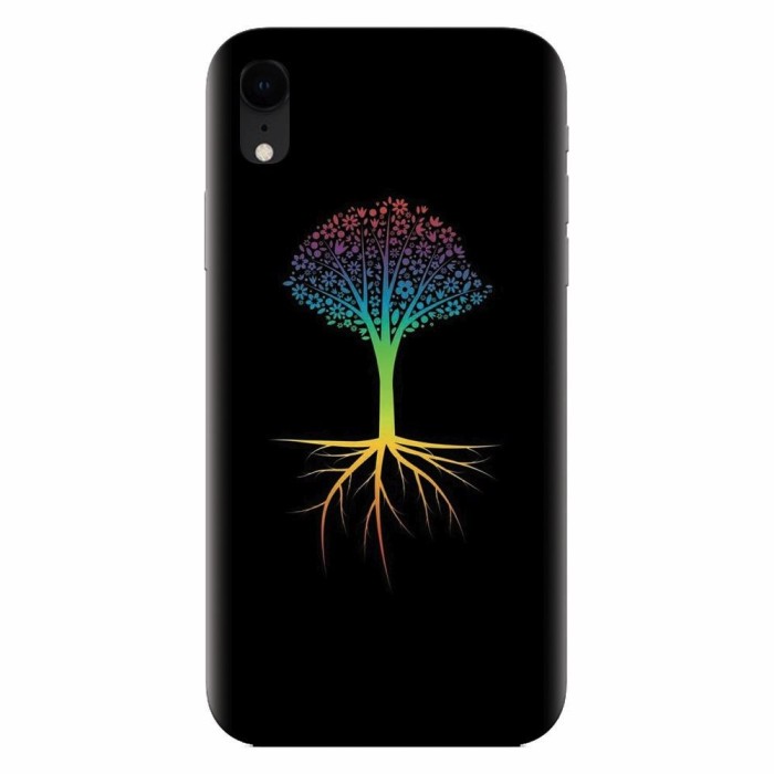 Husa silicon pentru Apple Iphone XR, Tree 001
