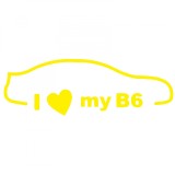 Cumpara ieftin Sticker Volkswagen I Love Passat B6