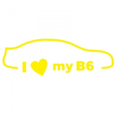 Sticker Volkswagen I Love Passat B6