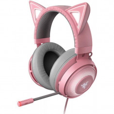 Casti Razer Kraken Kitty Edition Quartz USB 7.1 Surround Sound foto