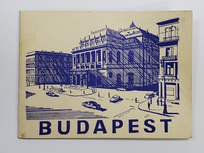 BUDAPEST , MINIALBUM CU FOTOGRAFII , TIP ARMONICA , 1964 foto