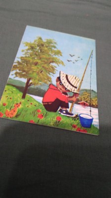 CARTE POSTALA FELICITARE CIRCULATA foto