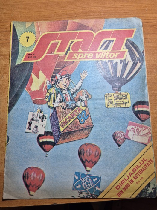 start spre viitor - iulie 1982 - cartingul ,dirijabilul