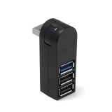 Cumpara ieftin USB Hub Techstar&reg; HB3, 3.0 High Speed, 1 Port USB 3.0, 2 Port USB 2.0, Conexiune USB 3.0 de mare viteza, Compact