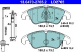 ATE 13.0470-2765.2 ATE Ceramic set placute frana,frana disc