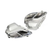 Ornament de toba compatibil Mercedes Clasa C W205 S205 pachet AMG -Argintiu Cod:TYH117SL Automotive TrustedCars, Oem