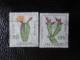 Monaco-Flori de cactus-serie completa-stampilate, Stampilat