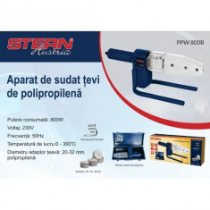 STERN PPW800B Aparat lipit polipropilena cu 3 bacuri foto