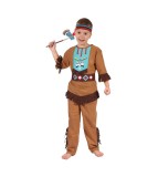 Costum carnaval indian pentu baieti marimea 120/130 (6-8 Ani)