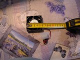 Ventilator PC cu latura de 6 cm, inaltimea 1 cm, alimentare 12 DC, 3500 rpm, zgomot 27 dB, mufa cu 3 pini, NOU