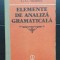 Elemente de analiză gramaticală - G. G. Neamțu