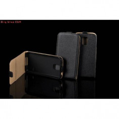 HUSA SLIM FLIP FLEXI PIELE LG G3 (D855) NEGRU BULK