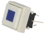 Comutator Tastatură DPDT cu LED Albastru