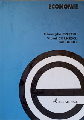 ECONOMIE-GH. CRETOIU, V. CORNESCU, ION BUCUR foto