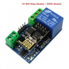 Modul ESP01 1 releu WIFI cu ESP8266 5v 220v arduino