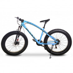 Bicicleta Fat Bike 26 inch - Blue Edition foto