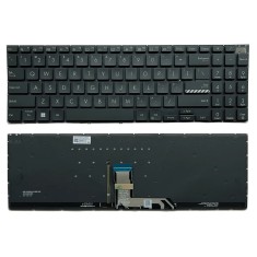 Tastatura Laptop, Asus, VivoBook Pro 15 K3500P, K3500PC, K3500PA, K3500PH, iluminata, neagra, layout US