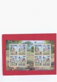 WWF-2013=(GROTH512) NIGER-kleinbogen , 2 serii tematica GIRAFE-WEST AFRIKAN MNH