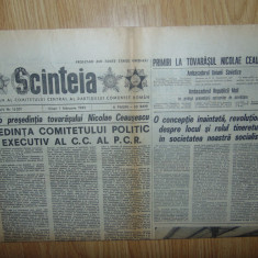 Ziarul Scanteia 1 Februarie 1985-Perioada Comunista