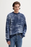 Hugo Blue pulover din amestec de l&acirc;nă culoarea bleumarin, light, 50548834