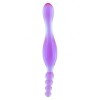 Dildo Anal Smoothy Prober Violet, 17.8cm, PVC, Dublu, Unisex - Seven Creations