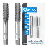 Set tarozi pentru filetare manuala, M12 x 1,25 mm, 2 bucati, Geko G38338