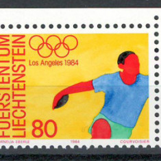 Liechtenstein 1984 846/48 MNH nestampilat - JO de Vara, Los Angeles