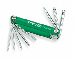 Cheie speciala 8 in 1 stea torx imbus T9-T40 Toptul foto