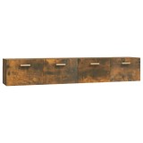 Cumpara ieftin Dulapuri de perete 2 buc. stejar fumuriu 100x36,5x35 cm lemn