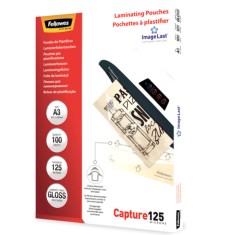 Folie A3 pentru Laminare Fellowes, 125 Microni, 100 Folii/Top, Folie Laminare, Folii pentru Laminare, Set Folii Laminare, Top Folii Laminare, Folie pe foto